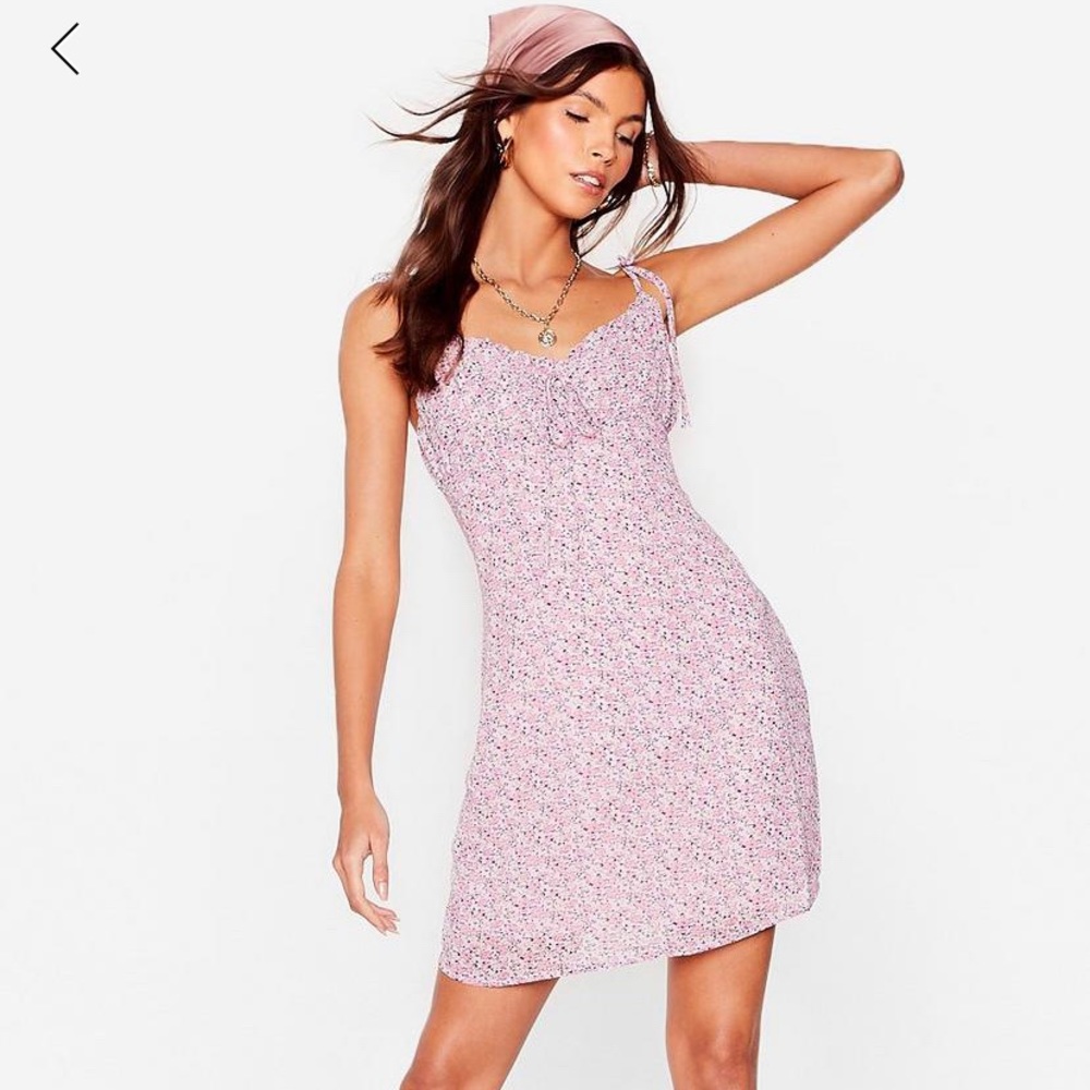 Nasty Gal Strappy Floral Dress